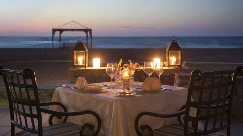 Aquila Rithymna Beach - Honeymoon - private dining