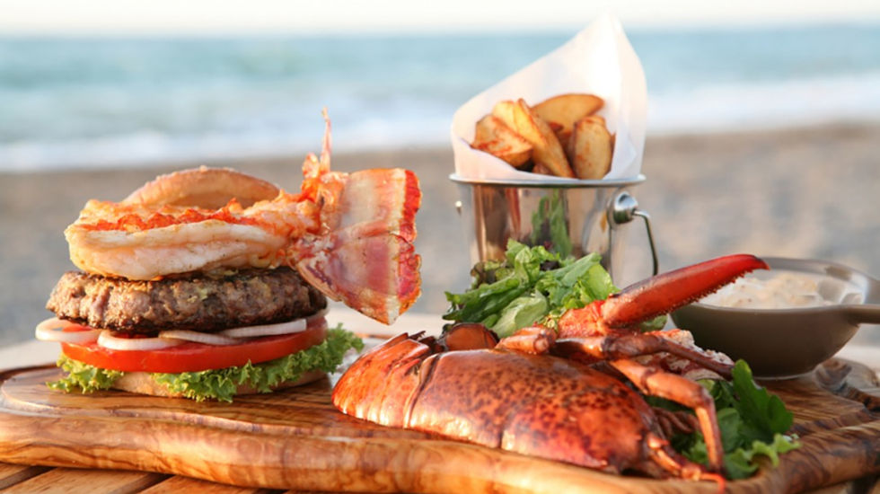 Aquila Rithymna Beach -  Dining - Lobster burger 