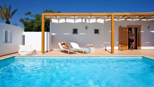  Minos Beach - Art hotel - Two_bedroom Seafront Villa with private Pool 