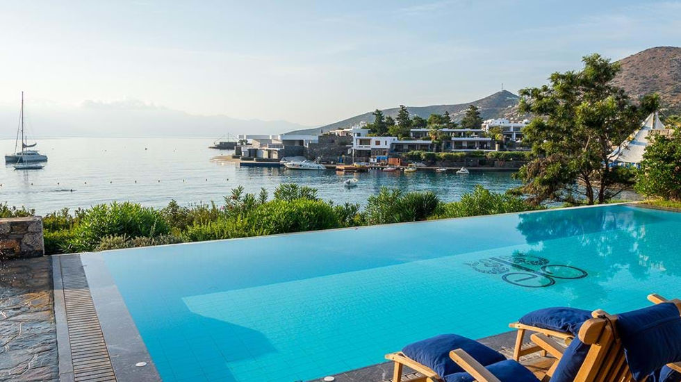 Elounda Bay Palace - Gold Club - Mediteranean villa front sea view private pool 