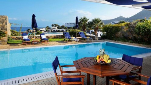  Elounda Beach - Grand villa sea view private heated pool 