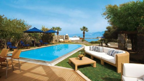  Elounda Beach - The family presidential villa Sea View with private Heated Pool 