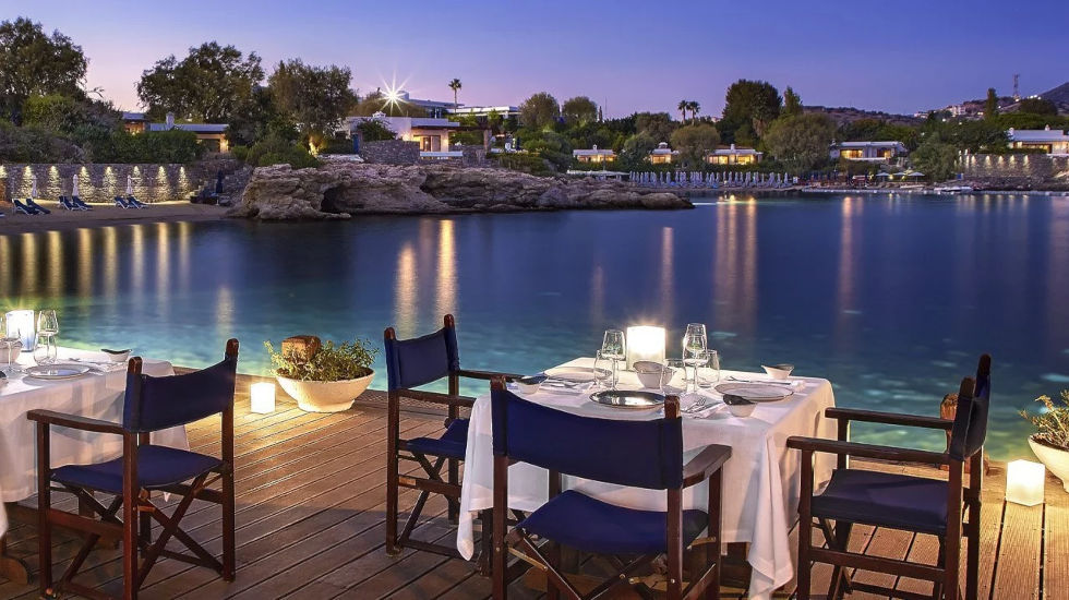 Grand Resort Lagonissi - Galazia Akti Restaurant 