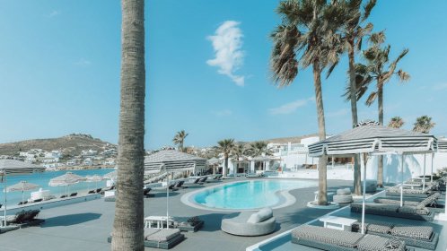  Mykonos Blanc Hotel - Pool side view 