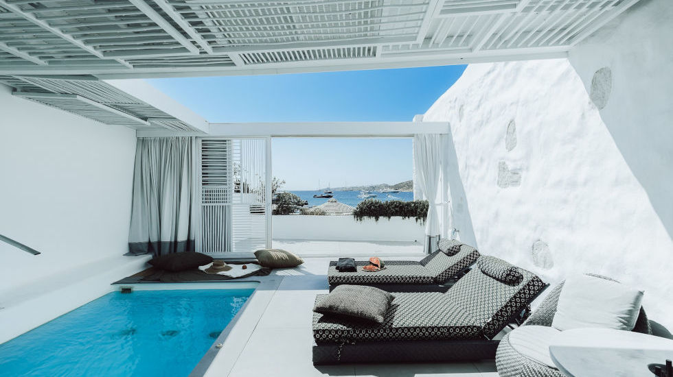 Mykonos Blanc Hotel - Blanc Pool suite 