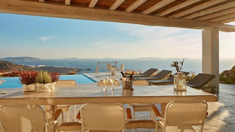 Mykonos Blanc Hotel - The Villas views