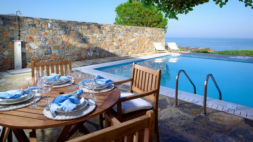 St Nikolas Bay - Poseidon House Club Suite 2 Bedroom Private Pool Seafront 